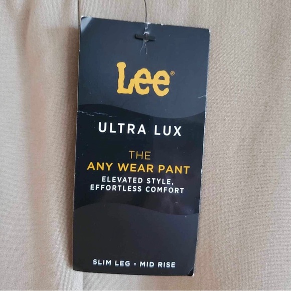 Lee Womens Khaki The Any Wear Pant NWT - Picture 4 of 8
